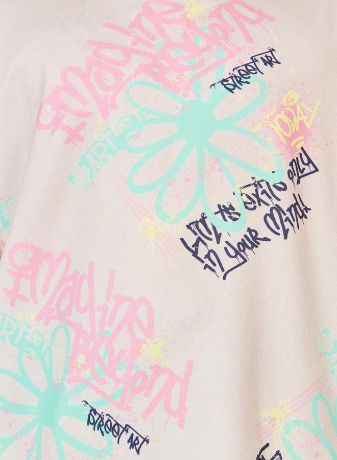 ستايلي تيشيرت فضفاض بأكتاف منخفضة - Image 3